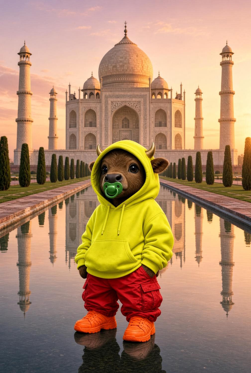 Agra, sunrise